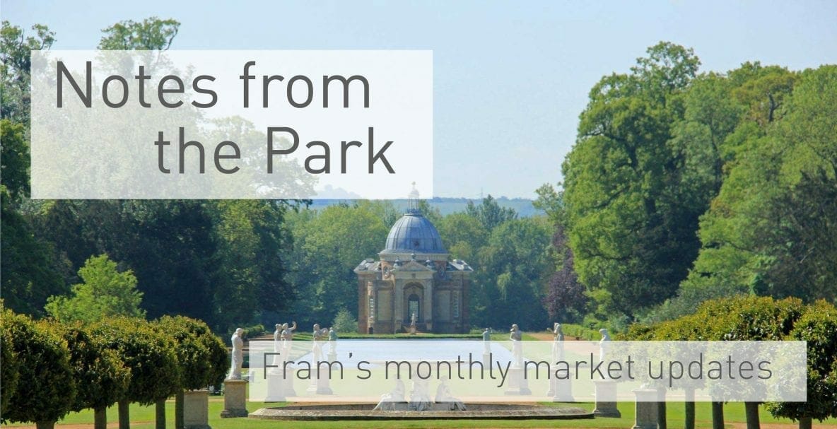 Notes from the park monthly updates