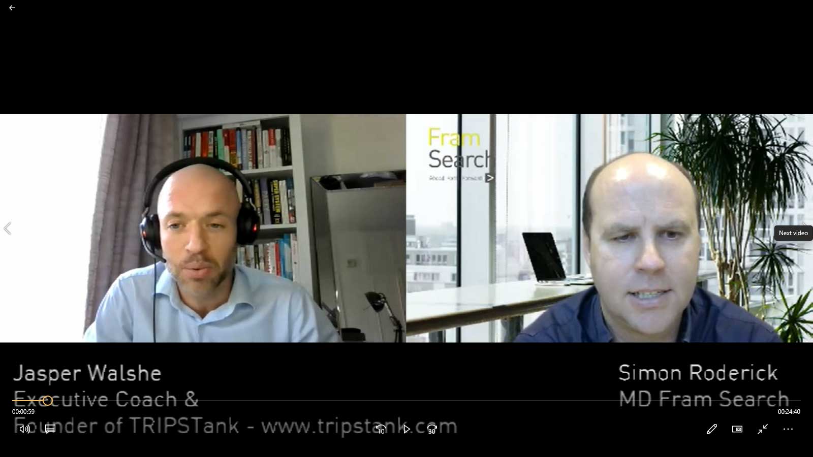 Featured image for “Interview with Jasper Walshe, Executive Coach & Founder of TRIPSTank”